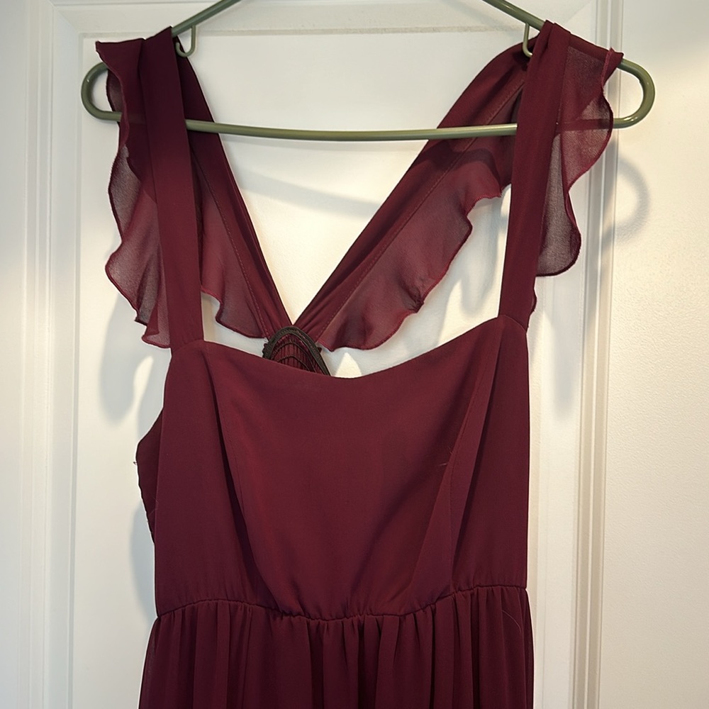 Darker purple L Show Me Your Mumu bridesmaid dress - Picture 2 of 3